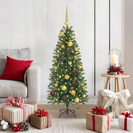 Kunstkerstboom Met 150 Led Met Standaard Groen Pe En Pvc
