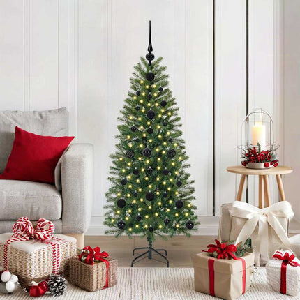 Kunstkerstboom Met 150 Led Met Standaard Groen Pe En Pvc