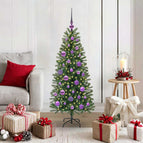 120 cm / met LED's en paarse ballen
