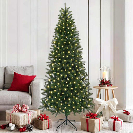 Kunstkerstboom Met 150 Led Met Standaard Groen Pe En Pvc