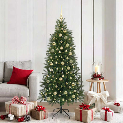 Kunstkerstboom Met 150 Led Met Standaard Groen Pe En Pvc