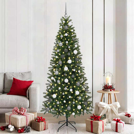 Kunstkerstboom Met 150 Led Met Standaard Groen Pe En Pvc