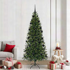 210 cm / met LEDs en zwarte ballen
