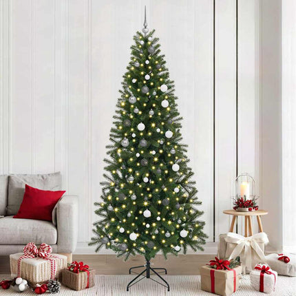 Kunstkerstboom Met 150 Led Met Standaard Groen Pe En Pvc