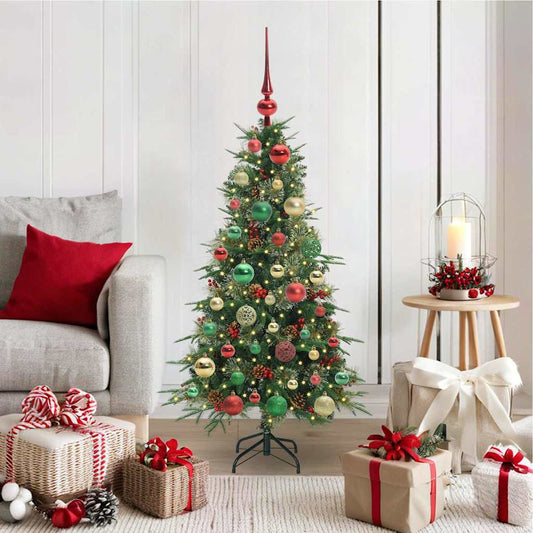 Kunstmatige Inklapbare Kerstboom Groen 120 cm PE en PVC