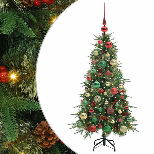 Kunstmatige Inklapbare Kerstboom Groen 120 cm PE en PVC