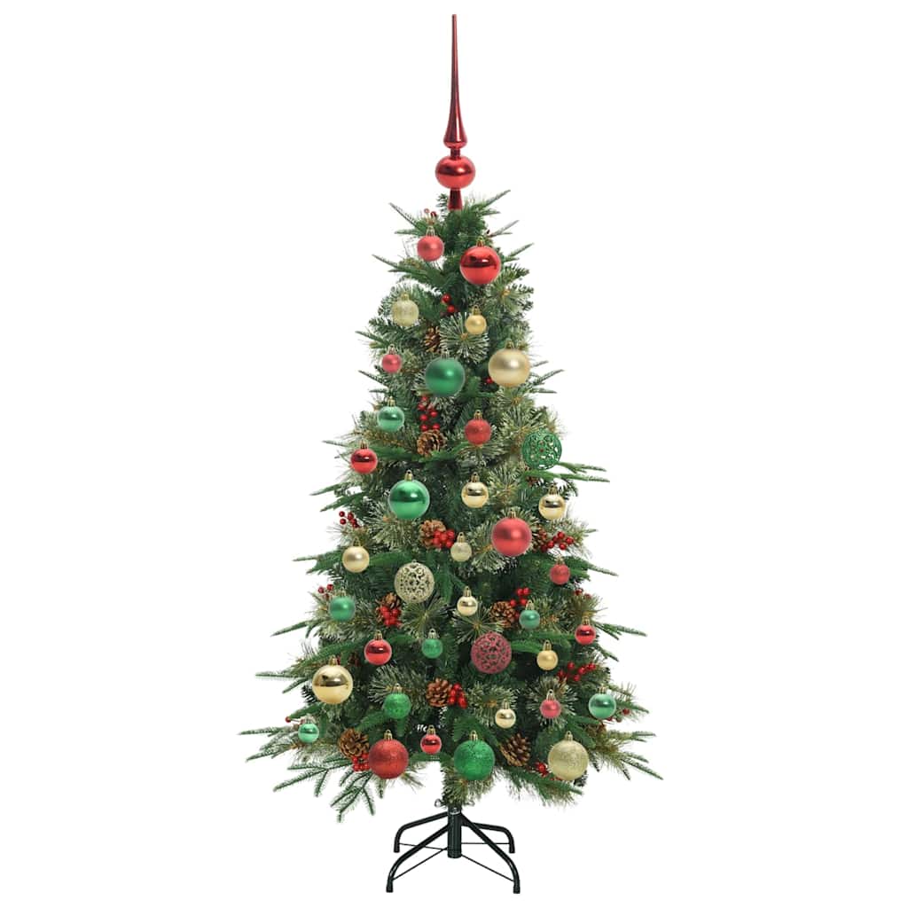 Kunstmatige Inklapbare Kerstboom Groen 120 cm PE en PVC