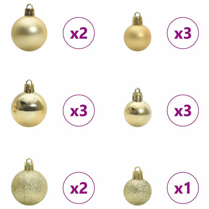 Kunstmatige Inklapbare Kerstboom Groen 120 cm PE en PVC