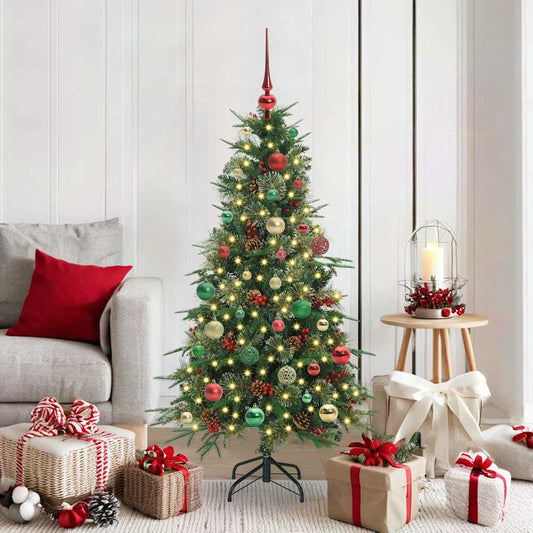 Kunstmatige Inklapbare Kerstboom Groen 150 cm PE en PVC