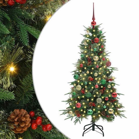 Kunstmatige Inklapbare Kerstboom Groen 150 cm PE en PVC