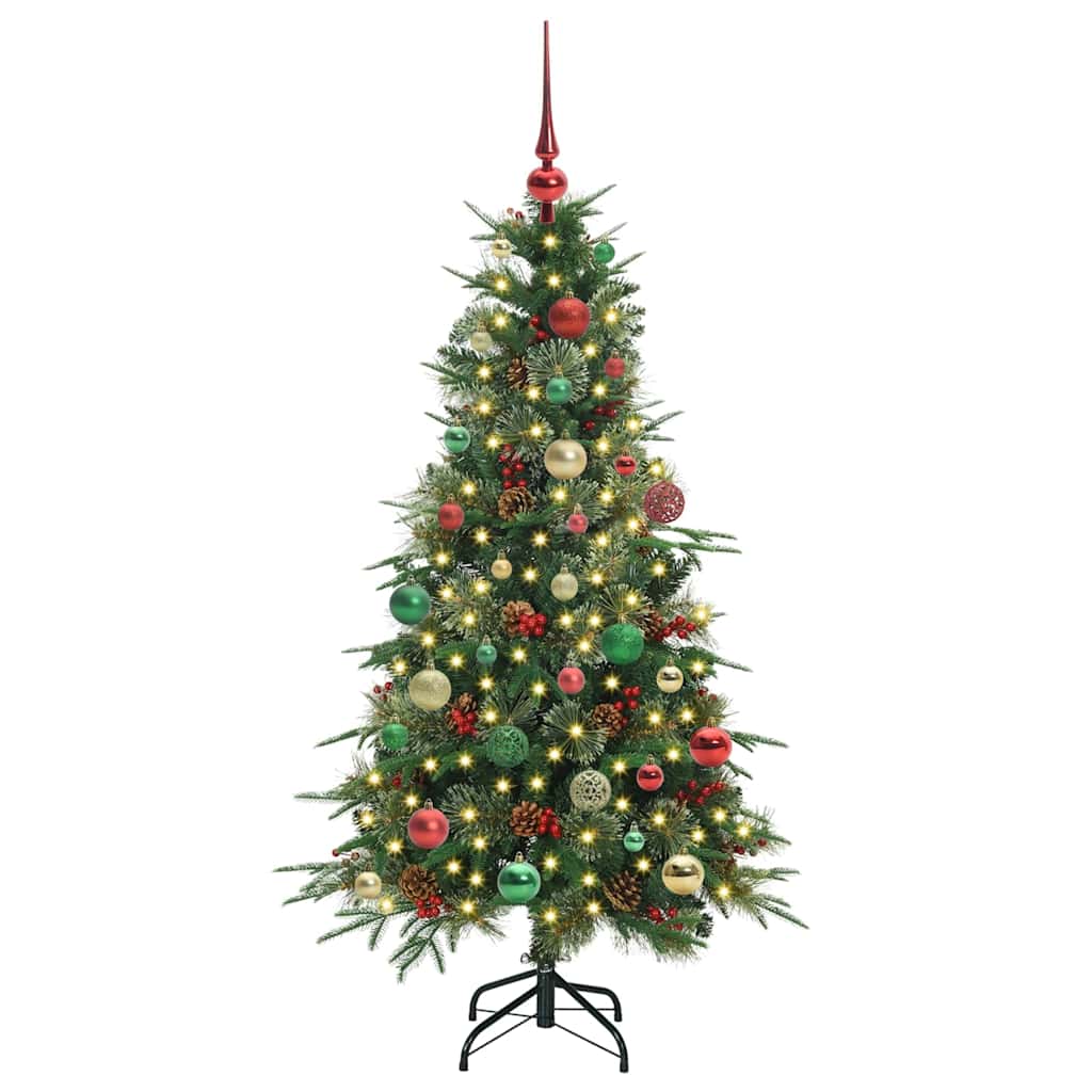 Kunstmatige Inklapbare Kerstboom Groen 150 cm PE en PVC