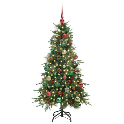 Kunstmatige Inklapbare Kerstboom Groen 150 cm PE en PVC