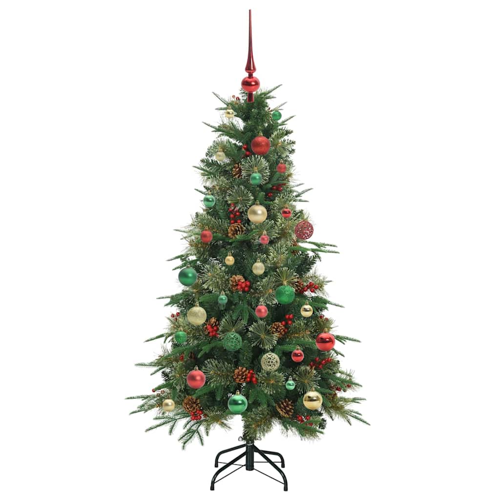 Kunstmatige Inklapbare Kerstboom Groen 150 cm PE en PVC