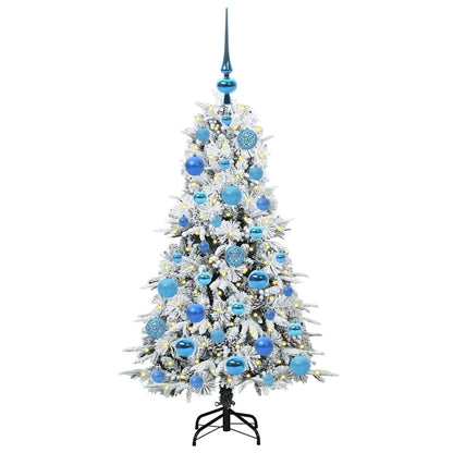 Kunstmatige Inklapbare Kerstboom Wit 120 cm PE en PVC