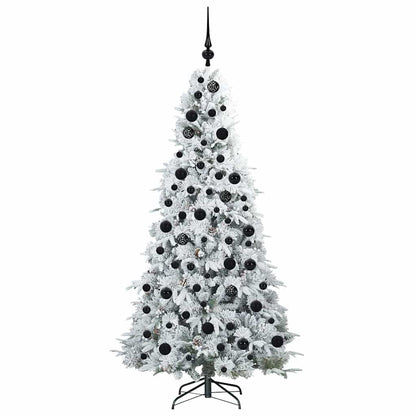 Kunstmatige Inklapbare Kerstboom Wit 180 cm PE en PVC