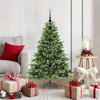 120 cm / Groen / met LEDs en zwarte ballen
