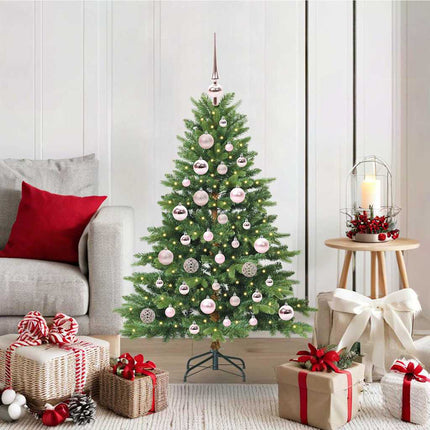 Kunstkerstboom Met 150 Led Met Standaard Pe En Pvc