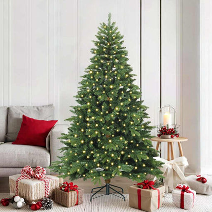 Kunstkerstboom Met 150 Led Met Standaard Pe En Pvc
