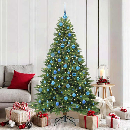 Kunstkerstboom Met 150 Led Met Standaard Pe En Pvc