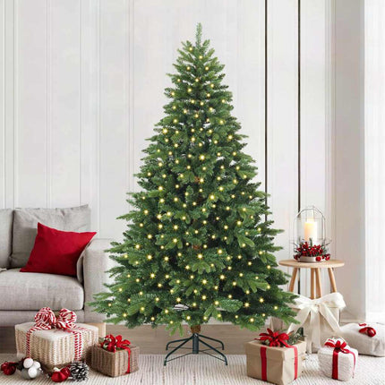 Kunstkerstboom Met 150 Led Met Standaard Pe En Pvc