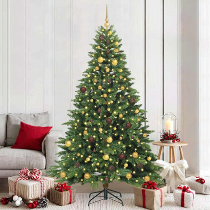 Kunstkerstboom Met 150 Led Met Standaard Pe En Pvc