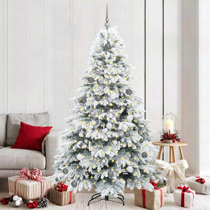 Kunstkerstboom Met 150 Led Met Standaard Pe En Pvc