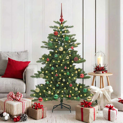 Kunstmatige Inklapbare Kerstboom met 150 LED Groen 150 cm PVC