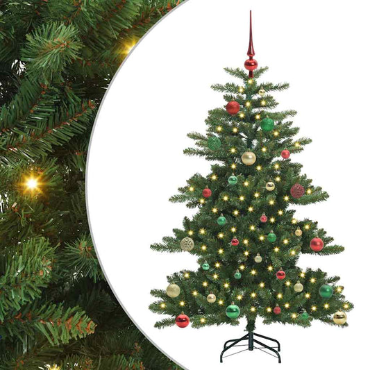 Kunstmatige Inklapbare Kerstboom met 150 LED Groen 150 cm PVC