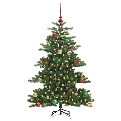 Kunstmatige Inklapbare Kerstboom met 150 LED Groen 150 cm PVC