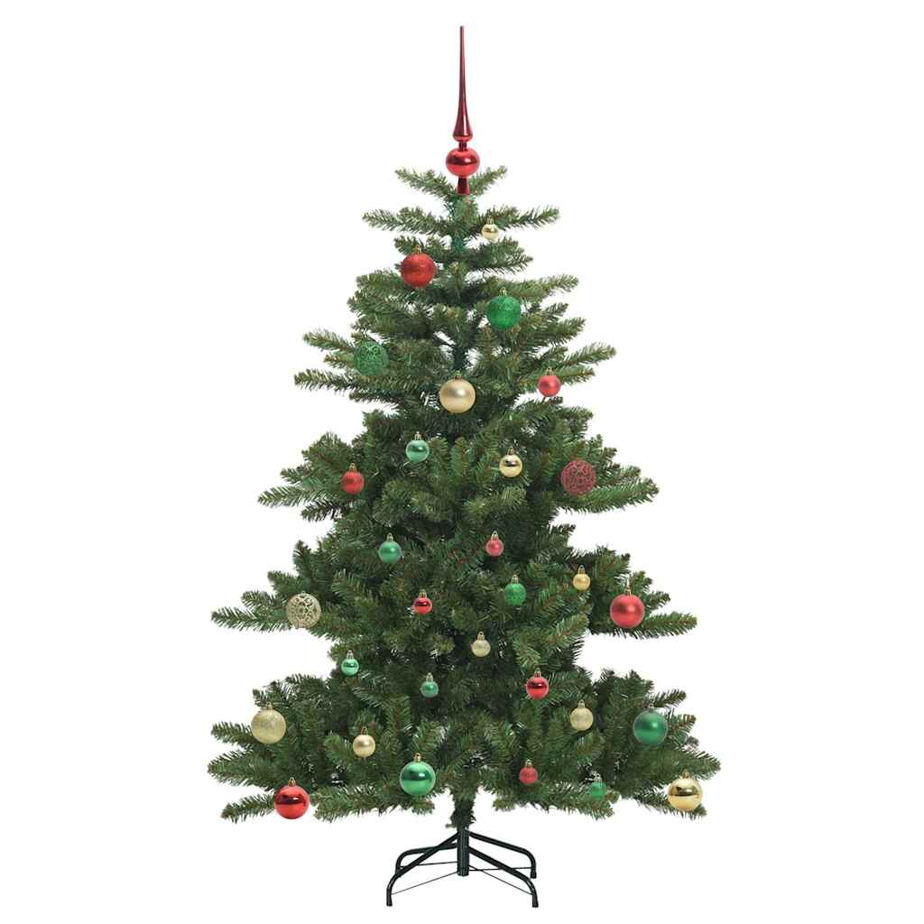 Kunstmatige Inklapbare Kerstboom met 150 LED Groen 150 cm PVC