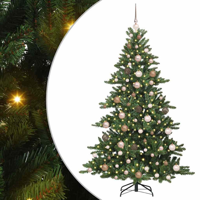 Kunstmatige Inklapbare Kerstboom Groen 180 Cm Pvc En Staal