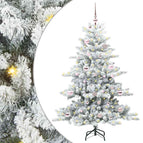 150 cm / Wit / met LED's en roze ballen