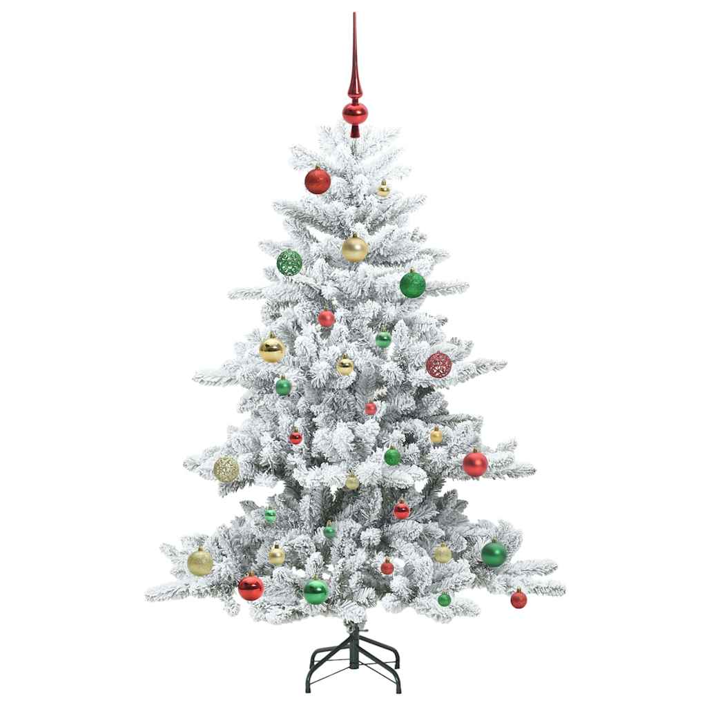 Kunstmatige Inklapbare Kerstboom met 150 LED Wit 150 cm PVC