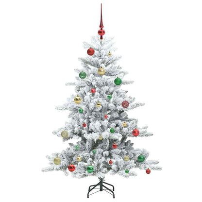 Kunstmatige Inklapbare Kerstboom met 150 LED Wit 150 cm PVC