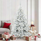180 cm / Wit / met LED's &witte ballen