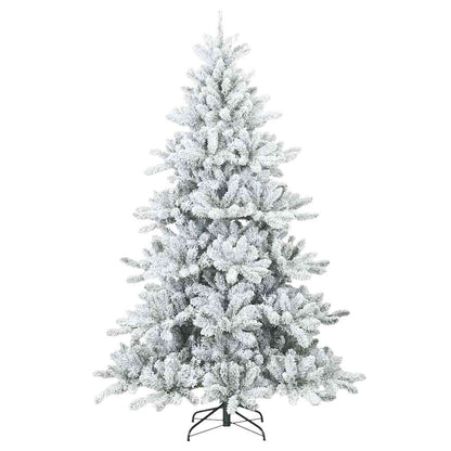 Kunstmatige Inklapbare Kerstboom met 300 LED Wit 210 cm PVC