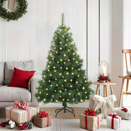 Kunstkerstboom Met 150 Led Met Standaard Pe En Pvc