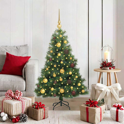 Kunstkerstboom Met 150 Led Met Standaard Pe En Pvc