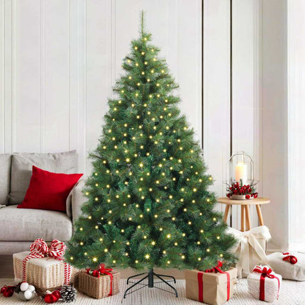 Kunstkerstboom Met 150 Led Met Standaard Pe En Pvc