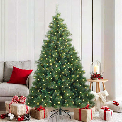 Kunstkerstboom Met 150 Led Met Standaard Pe En Pvc
