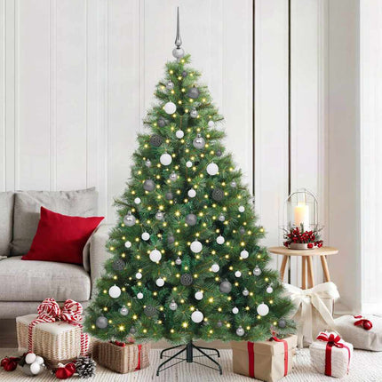 Kunstkerstboom Met 150 Led Met Standaard Pe En Pvc