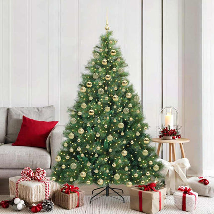 Kunstkerstboom Met 150 Led Met Standaard Pe En Pvc