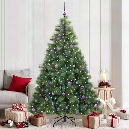 Kunstkerstboom Met 150 Led Met Standaard Pe En Pvc