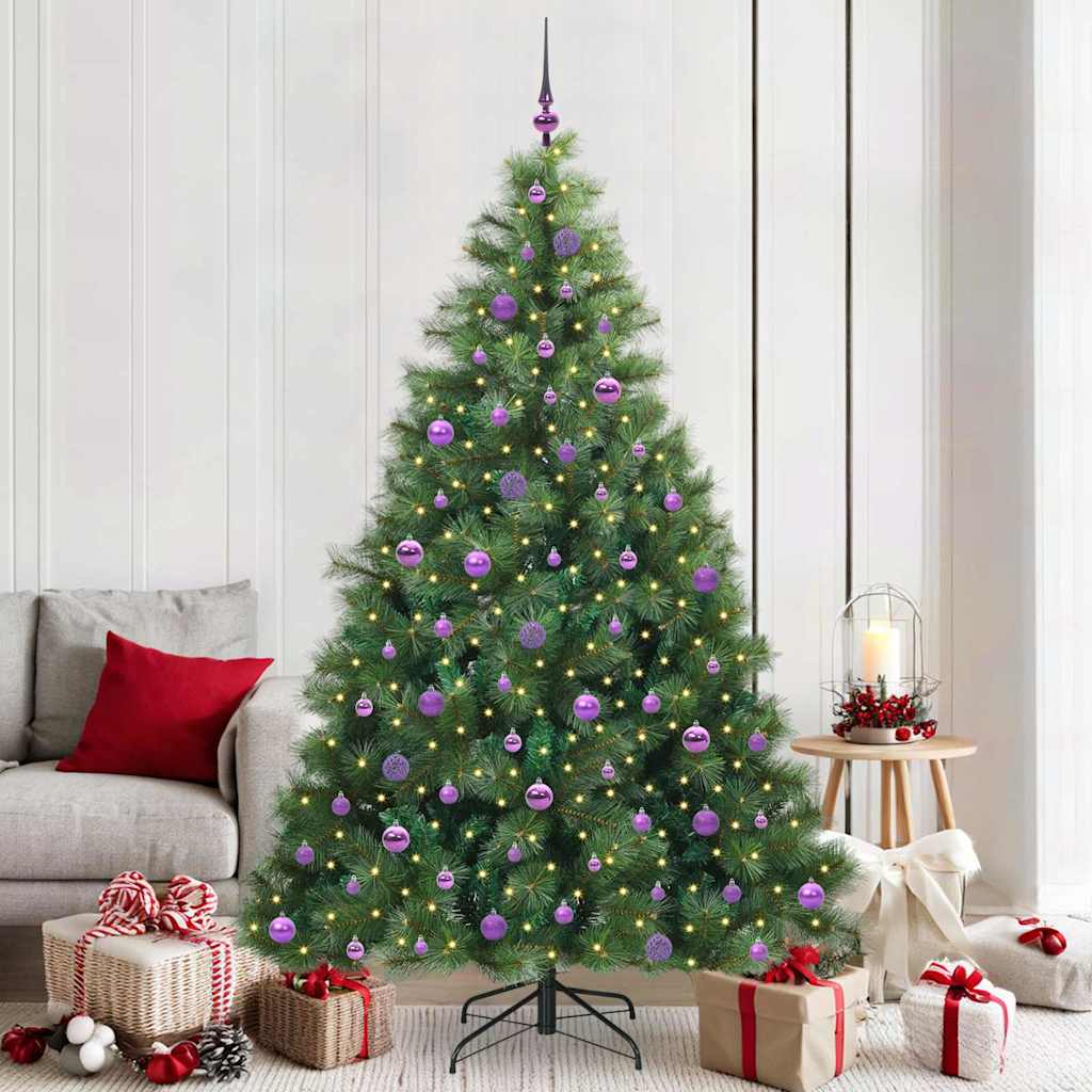 Kunstkerstboom Met 150 Led Met Standaard Pe En Pvc