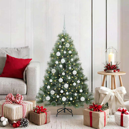 Kunstkerstboom Met 150 Led Met Standaard Pe En Pvc