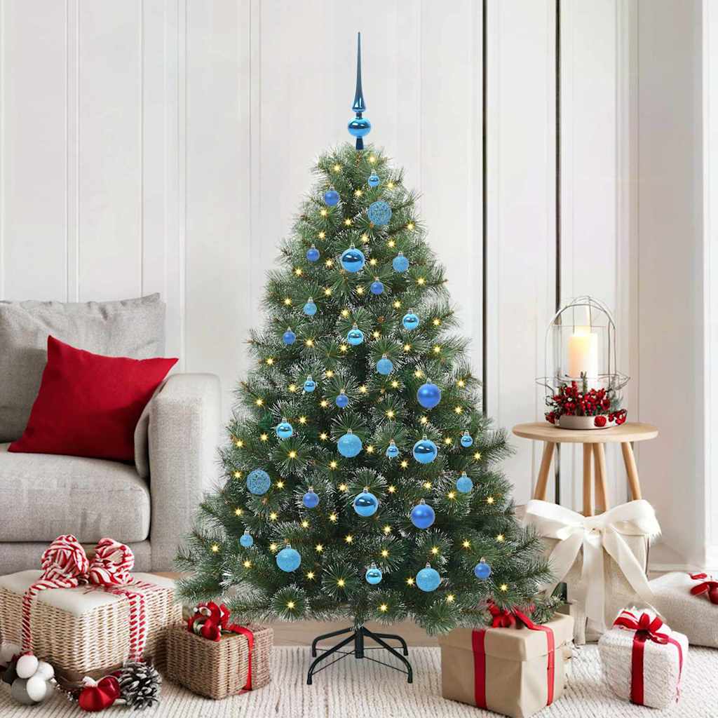 Kunstkerstboom Met 150 Led Met Standaard Pe En Pvc