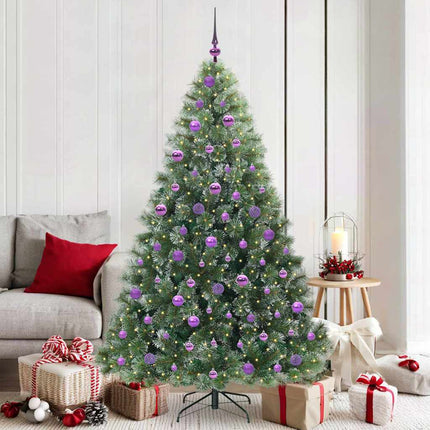 Kunstkerstboom Met 150 Led Met Standaard Pe En Pvc