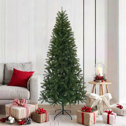 Kunstkerstboom Groen Pvc, Pe En Staal
