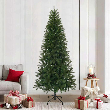 Kunstkerstboom Groen Pvc, Pe En Staal