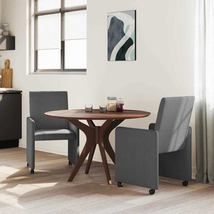 Eetkamerstoelen Met Wieltjes 2 Pcs 57 X 66 X 94 Cm